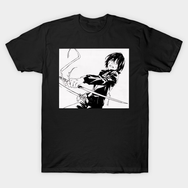 Yato - Noragami T-Shirt by anime_drawing_97